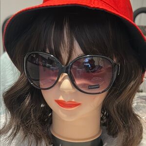 Rampage Black Sunglasses with Pink Tint